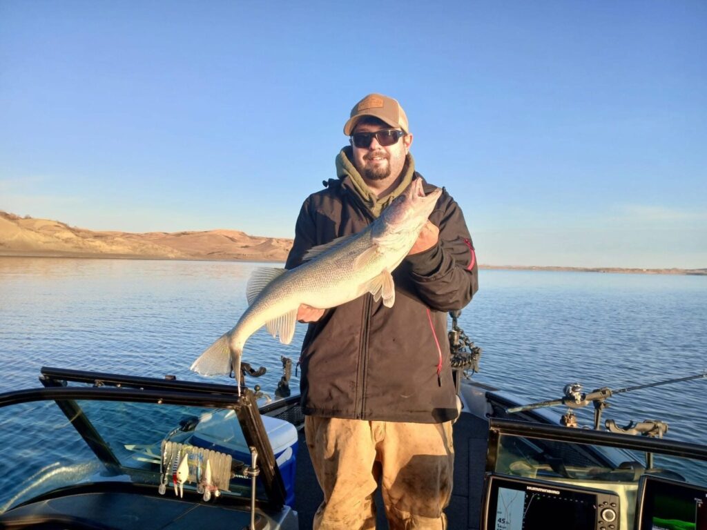 Walleye caught on Lake Oahe